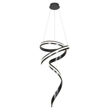 K Light K-LED-484/BL 230V 60W LED Cygnet Pendant Black-Mr Smart Lighting Company.