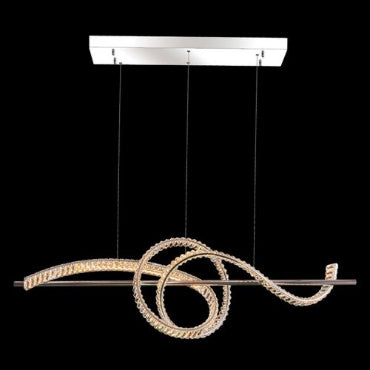 K Light K-LED-89315 230V 55W LED Symphony Crystal Chandelier-Mr Smart Lighting Company.
