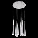K Light K-LED2032-8/BA, K-LED2032-8/CF, K-LED2032-8/SG 40W LED Round 8 Light Cone Cluster (Multiple Colors/Finishes)-Mr Smart Lighting Company.
