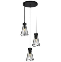 K Light T-KLCH-154-3/BL, T-KLCH-154-3/GD 230v 40W 3 x E14 Sensu Cluster Pendant (Multiple Colours/Finishes)-Mr Smart Lighting Company.