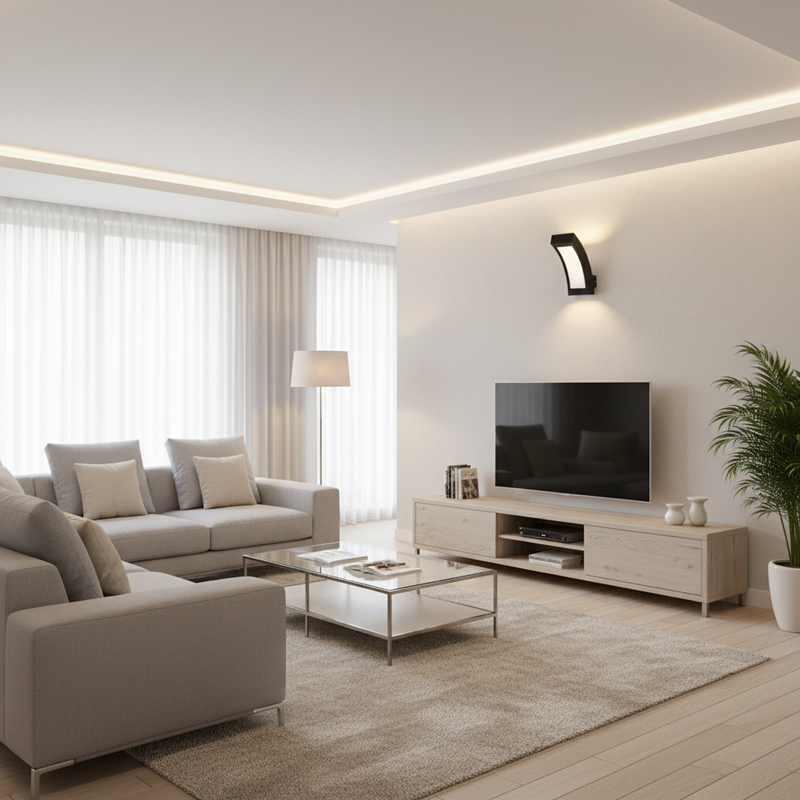 WALL LAMP-L070 BLACK