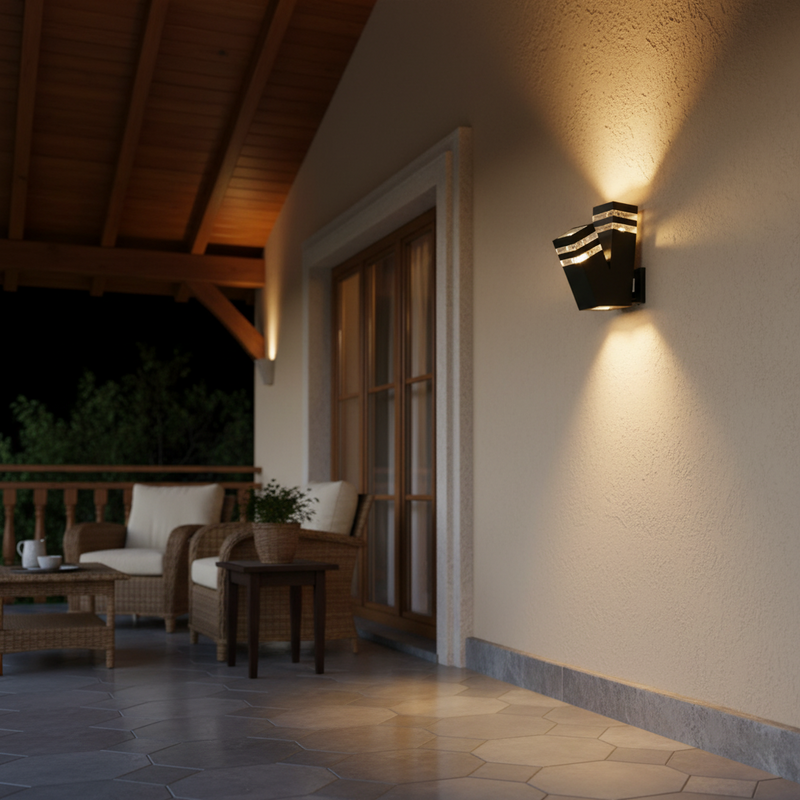 OUTDOOR LIGHT-L174 BLACK