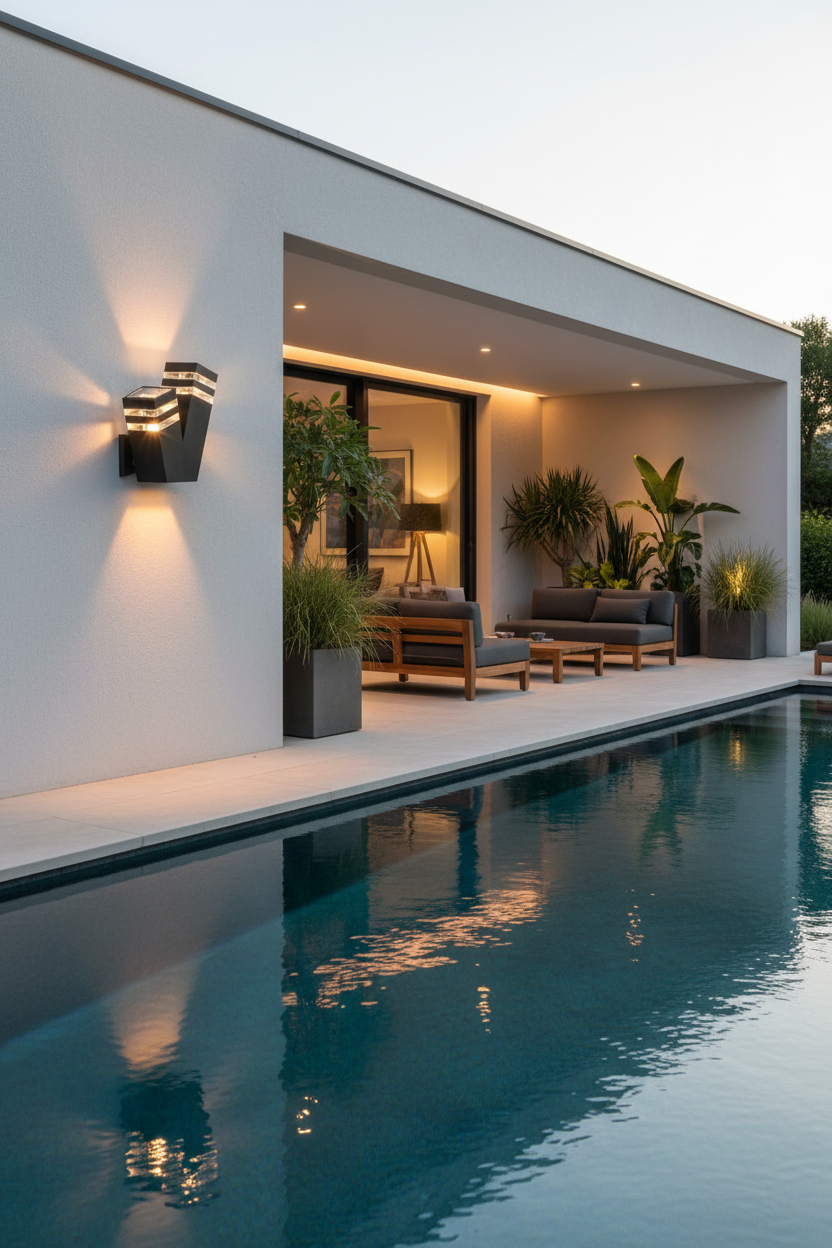 OUTDOOR LIGHT-L174 BLACK