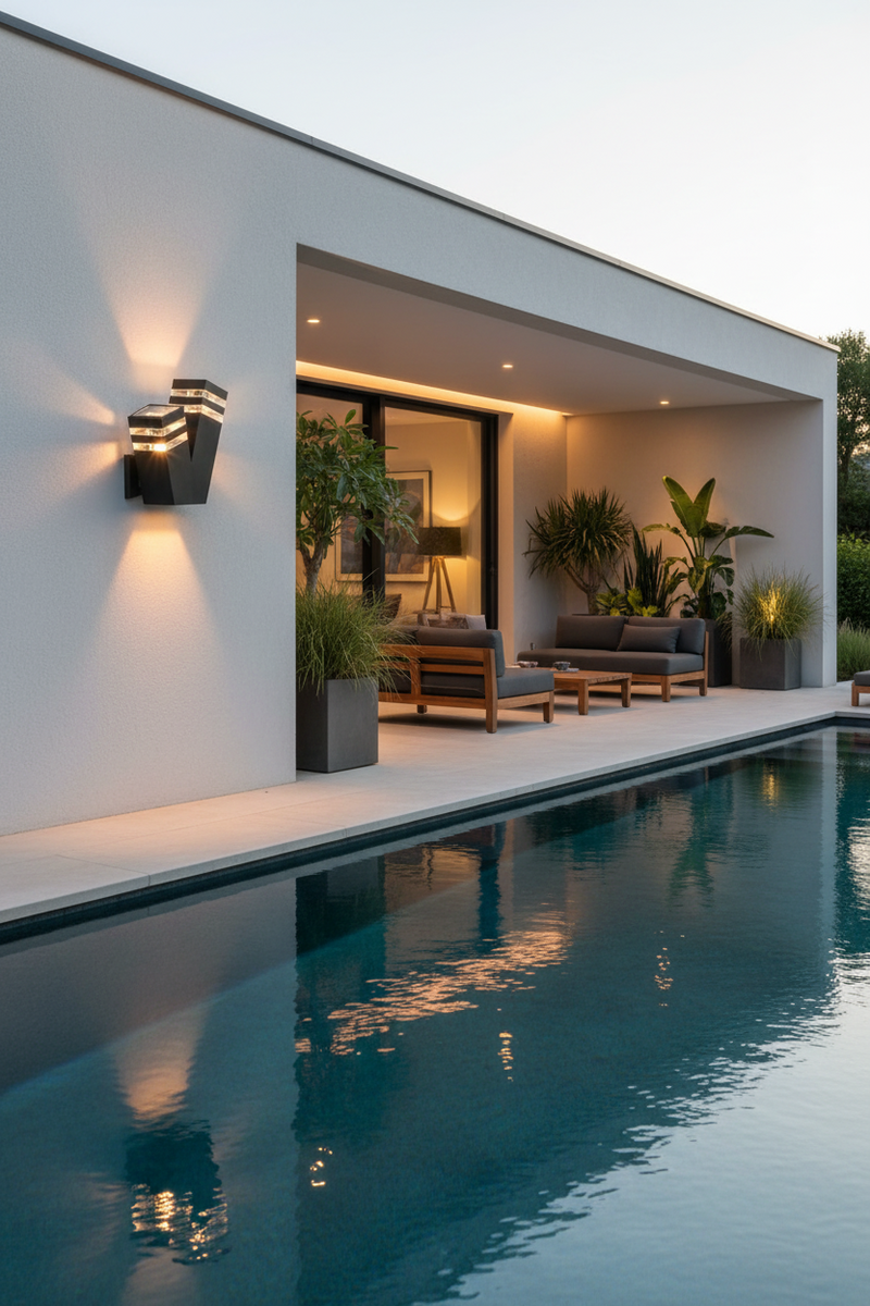 OUTDOOR LIGHT-L174 BLACK