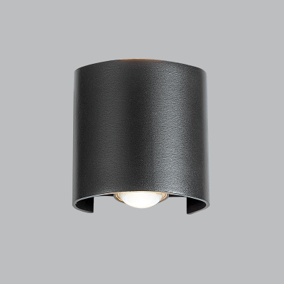 Indoor/Outdoor 1 LED wall lamp.