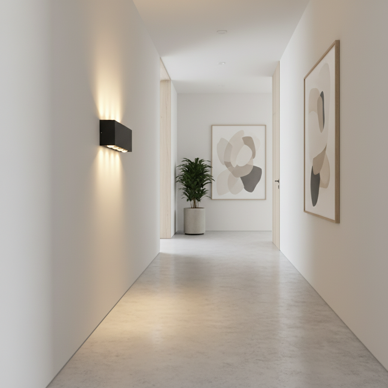 LED WALL LAMP-L249 BLACK