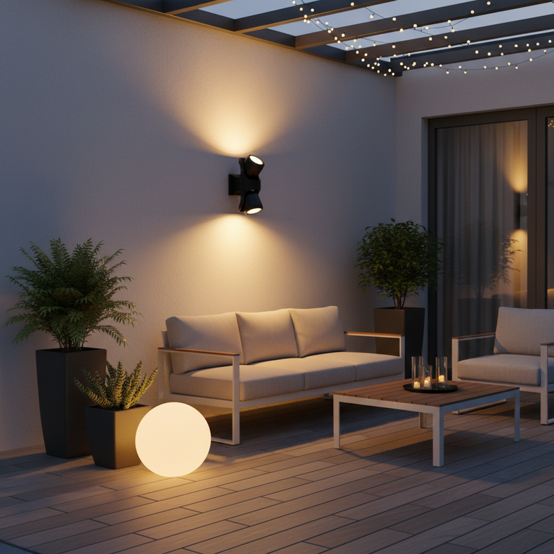 WALL LAMP-L272 BLACK