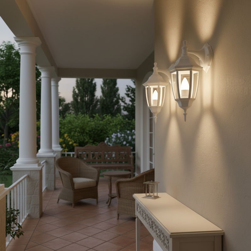 WALL LAMP-L340 WHITE