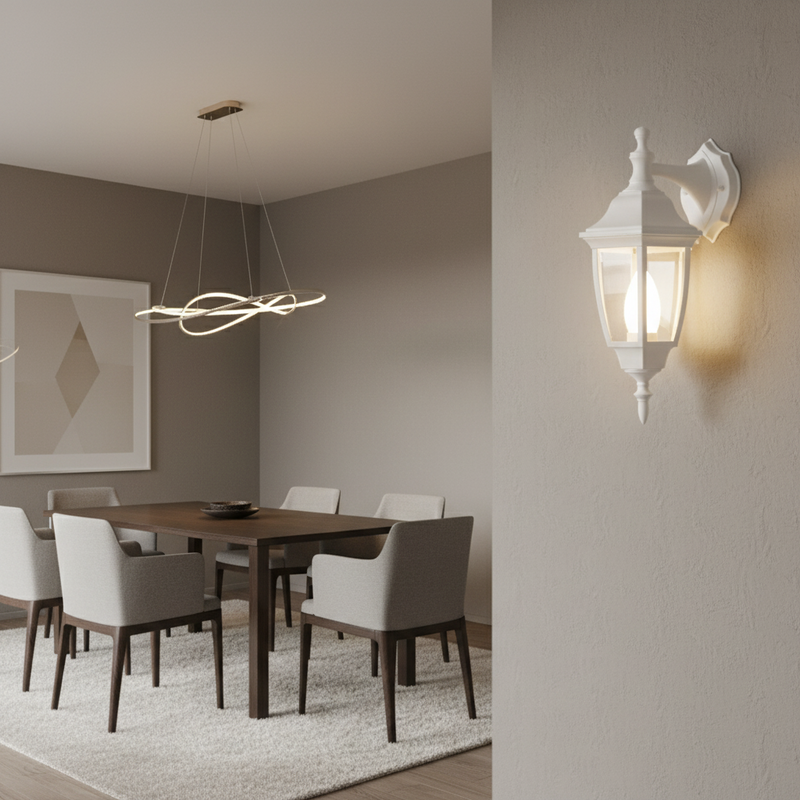 WALL LAMP-L340 WHITE