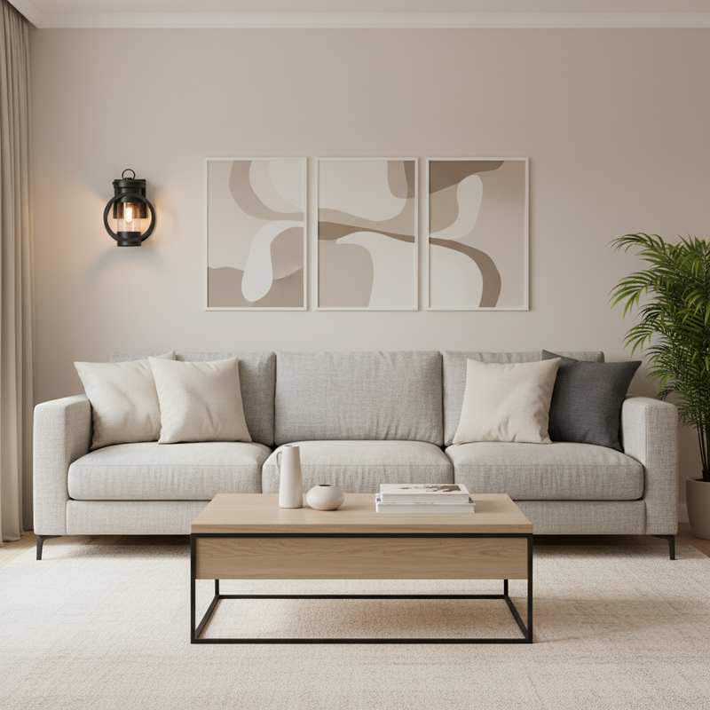 WALL LAMP-L350 BLACK