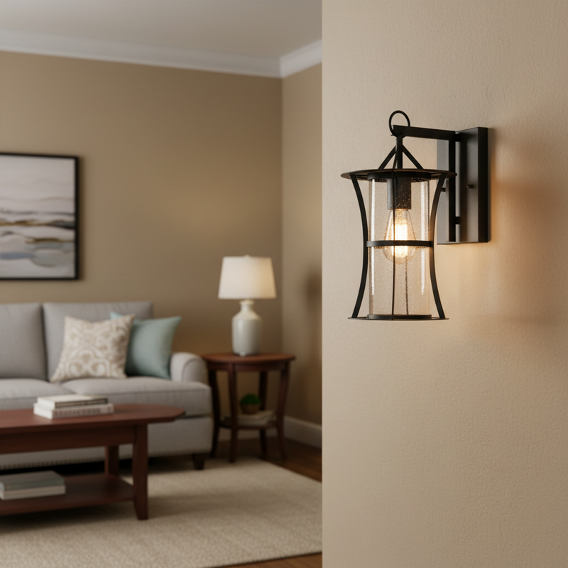 WALL LAMP-L352 BLACK
