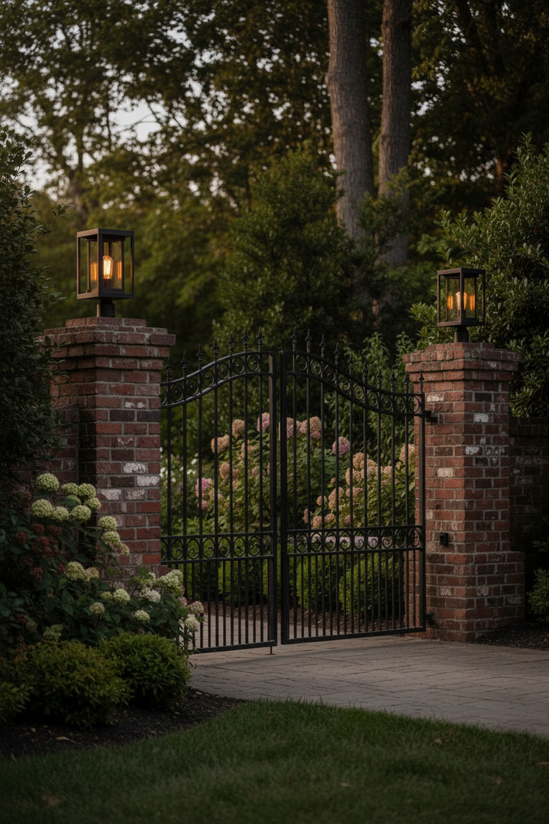 OUTDOOR WALL LAMP-L511 BLACK