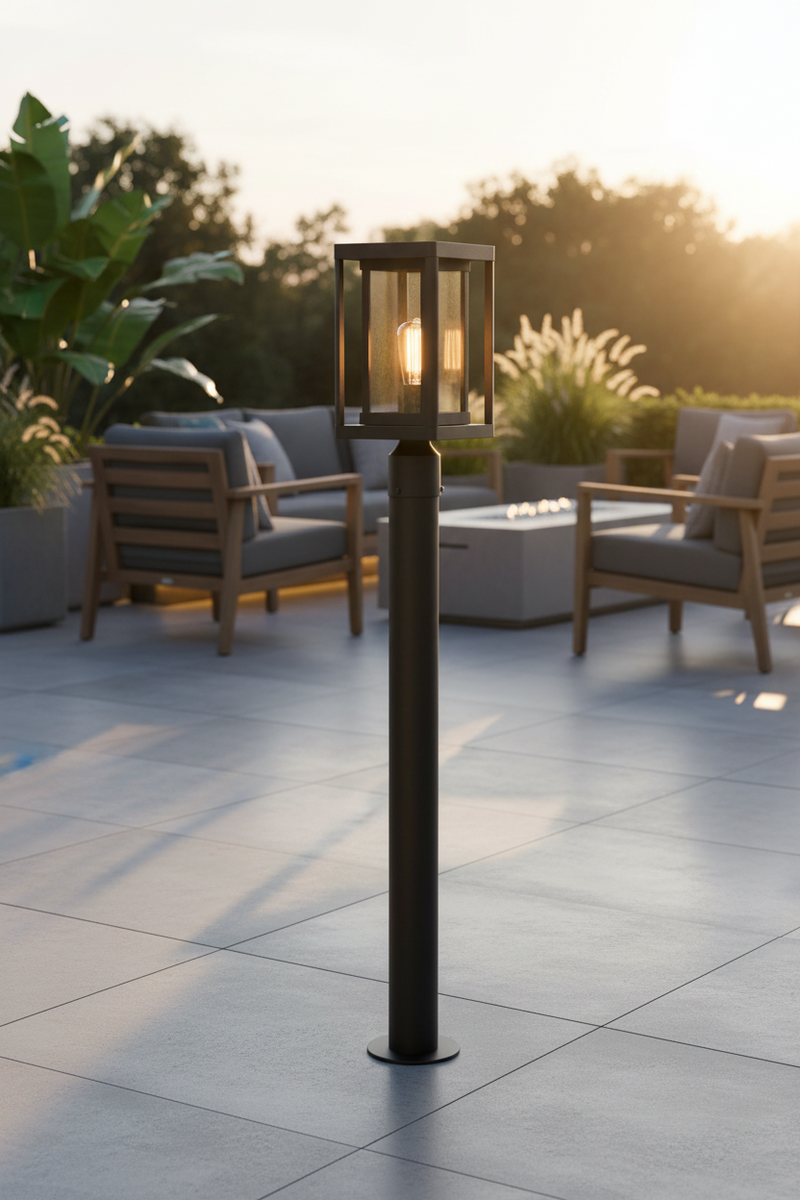OUTDOOR WALL LAMP-L511 BLACK
