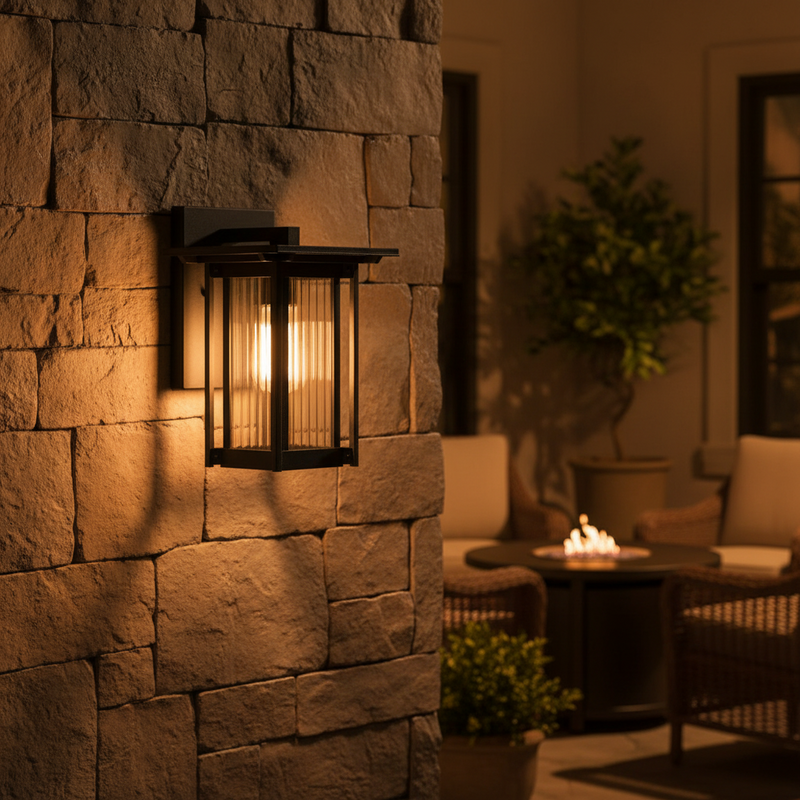 WALL LAMP-L516 BLACK