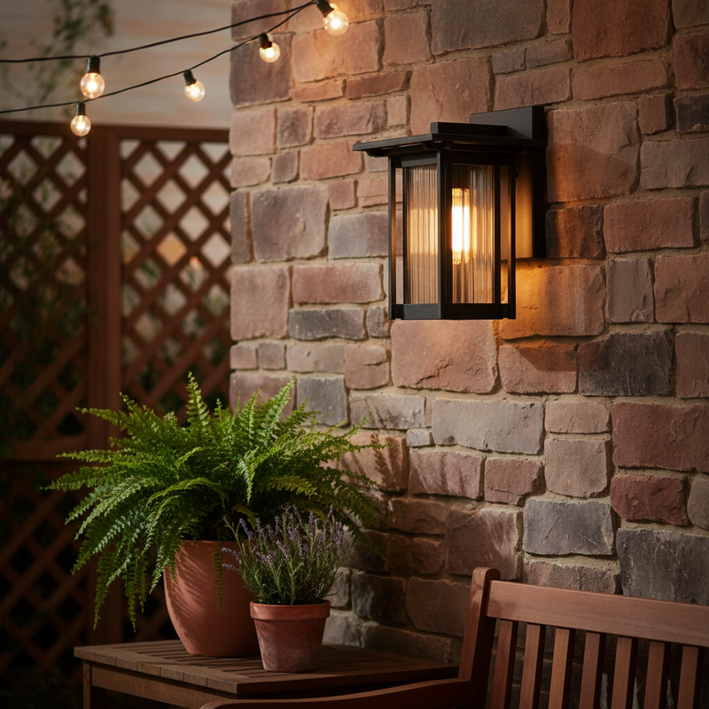 WALL LAMP-L516 BLACK
