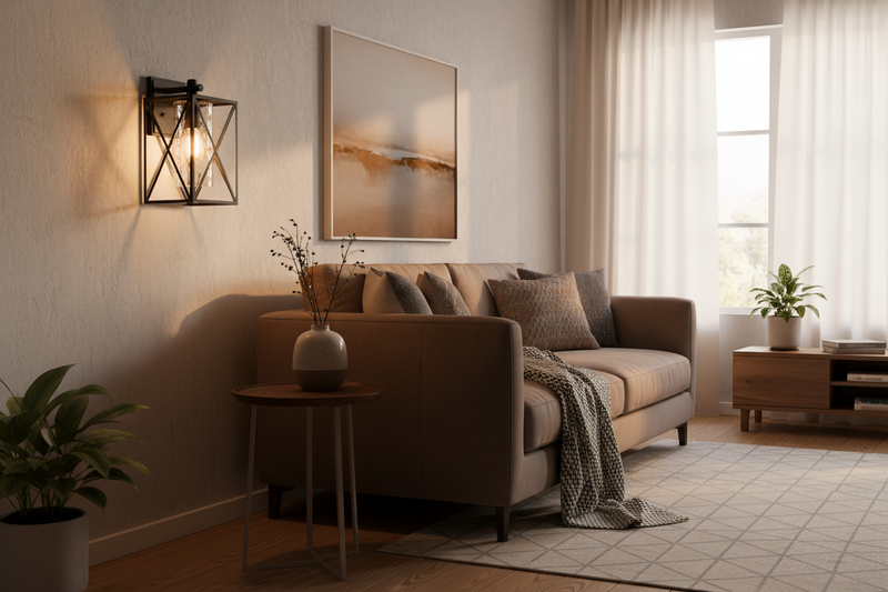 WALL LAMP-L517 BLACK