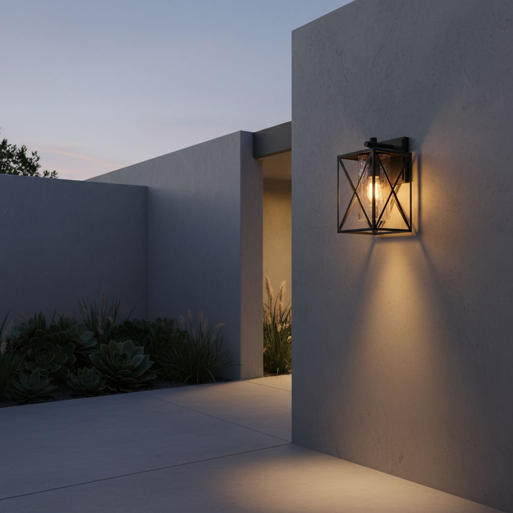 WALL LAMP-L517 BLACK