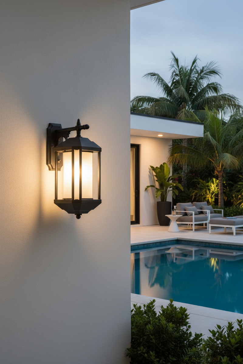 WALL LAMP-L519 BLACK