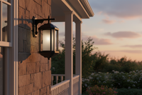 WALL LAMP-L519 BLACK