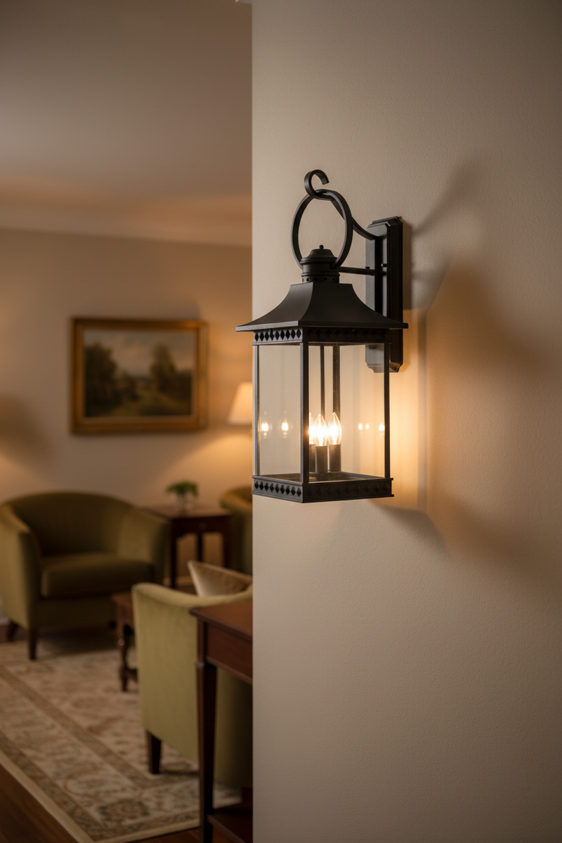 WALL LAMP-L520 BLACK