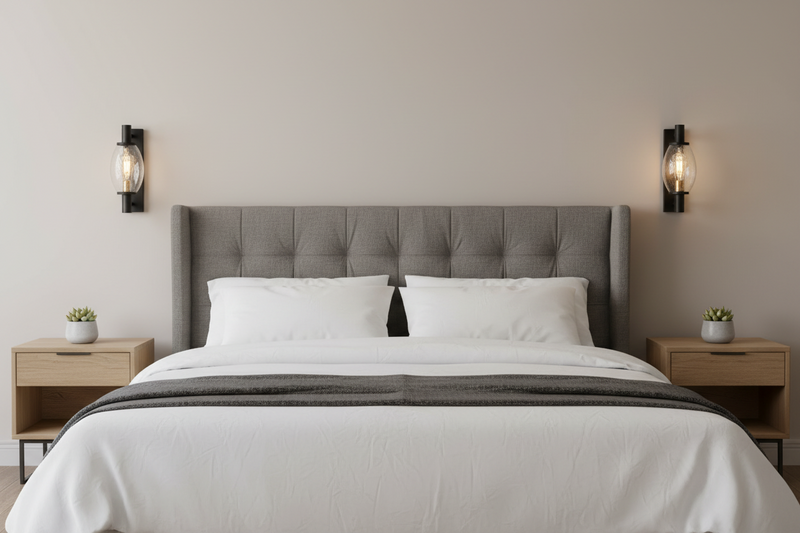 WALL LAMP-L522 BLACK