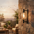 WALL LAMP-L522 BLACK