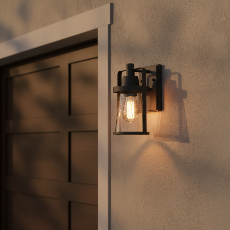 WALL LAMP-L528 BLACK