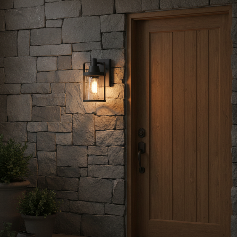 WALL LAMP-L528 BLACK