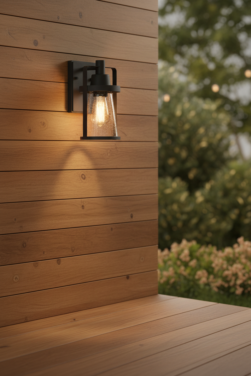 WALL LAMP-L528 BLACK