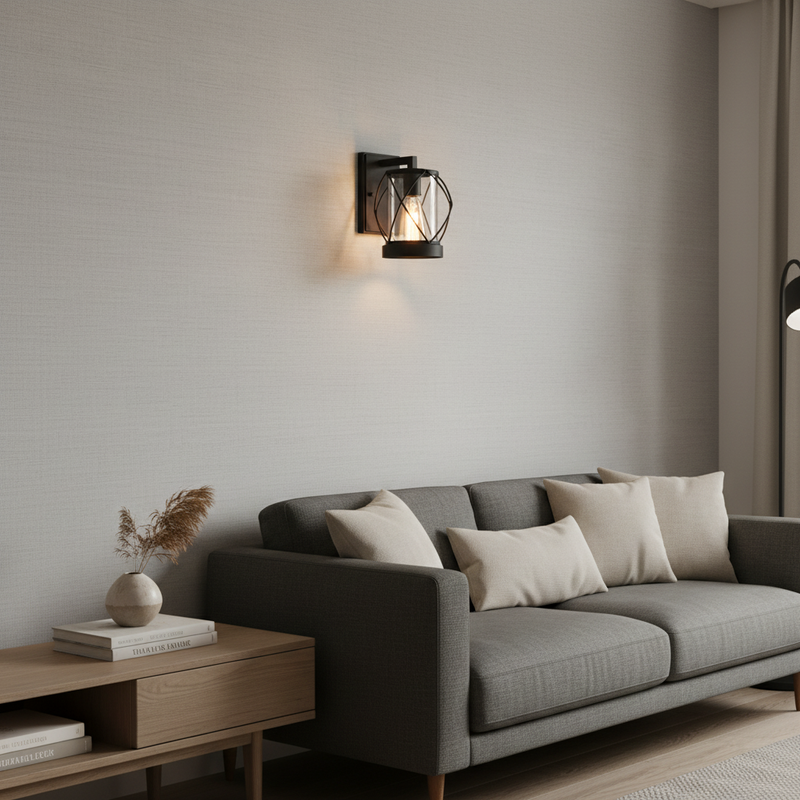 WALL LAMP-L533 BLACK