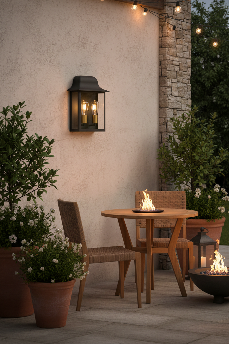 WALL LAMP-L542 BLACK
