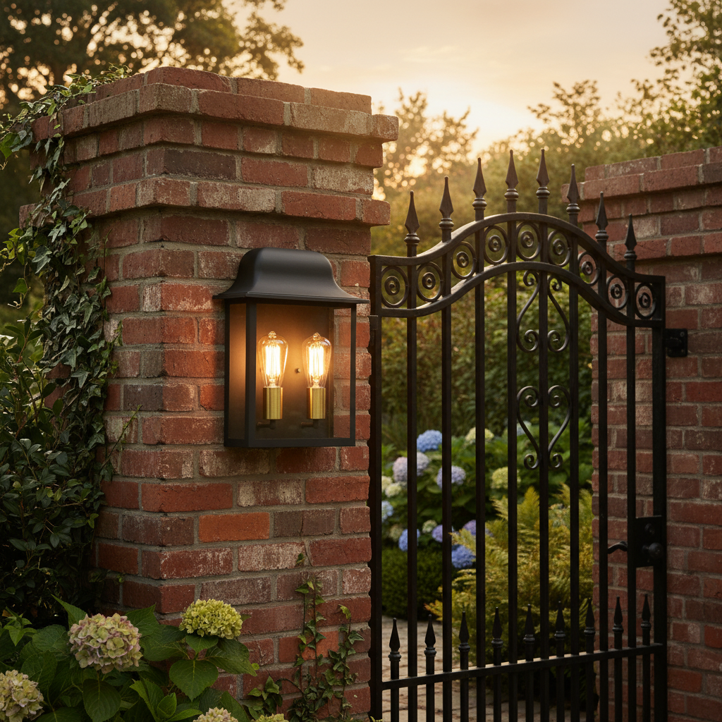 WALL LAMP-L542 BLACK