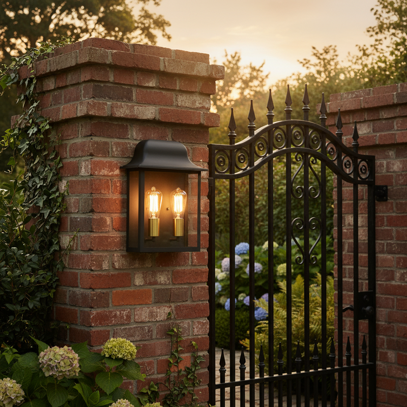 WALL LAMP-L542 BLACK
