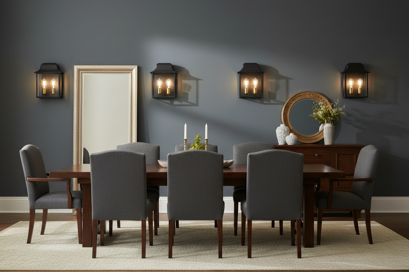 WALL LAMP-L542 BLACK