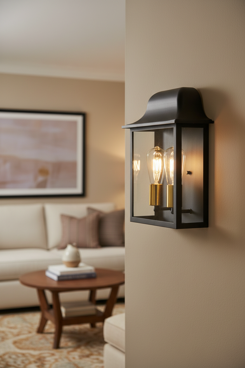 WALL LAMP-L542 BLACK