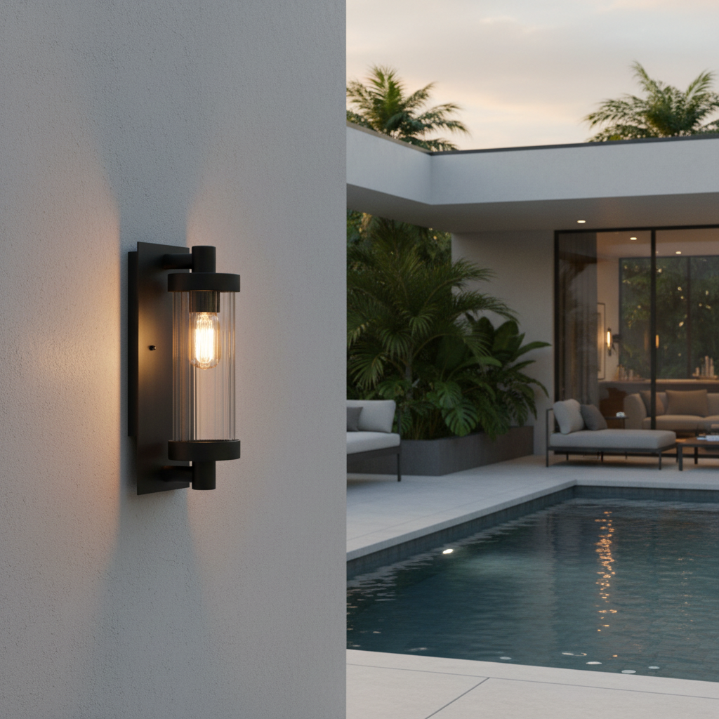 WALL LAMP-L544 BLACK