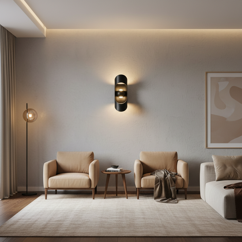 WALL LAMP-L546 BLACK