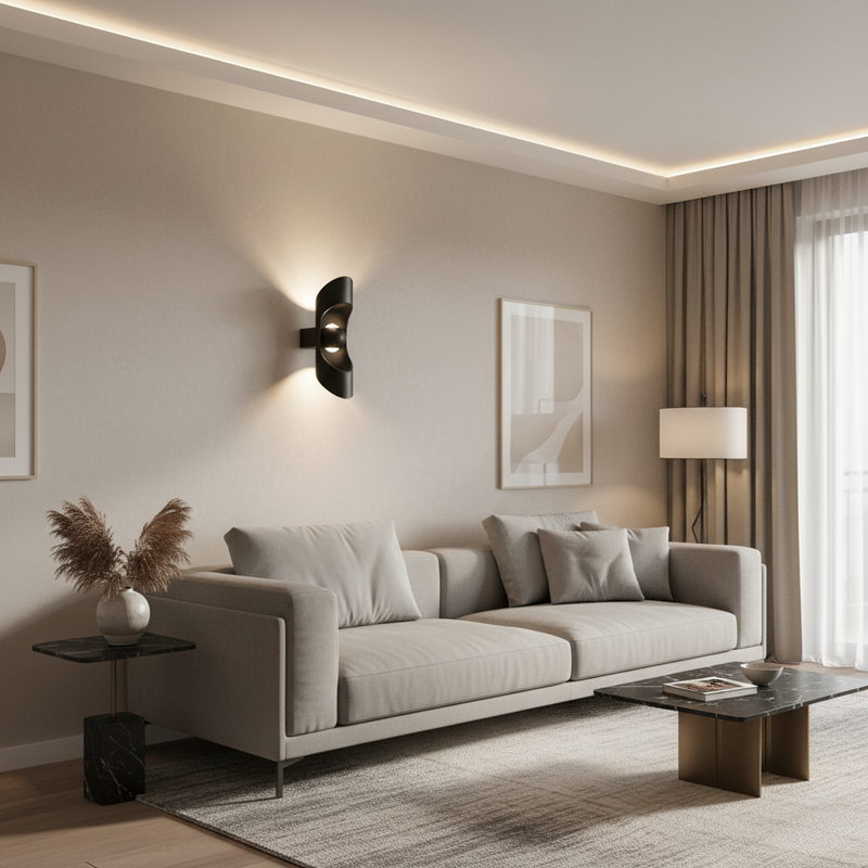 WALL LAMP-L546 BLACK