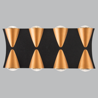 LED WALL LAMP-L556 BLACK/GOLD