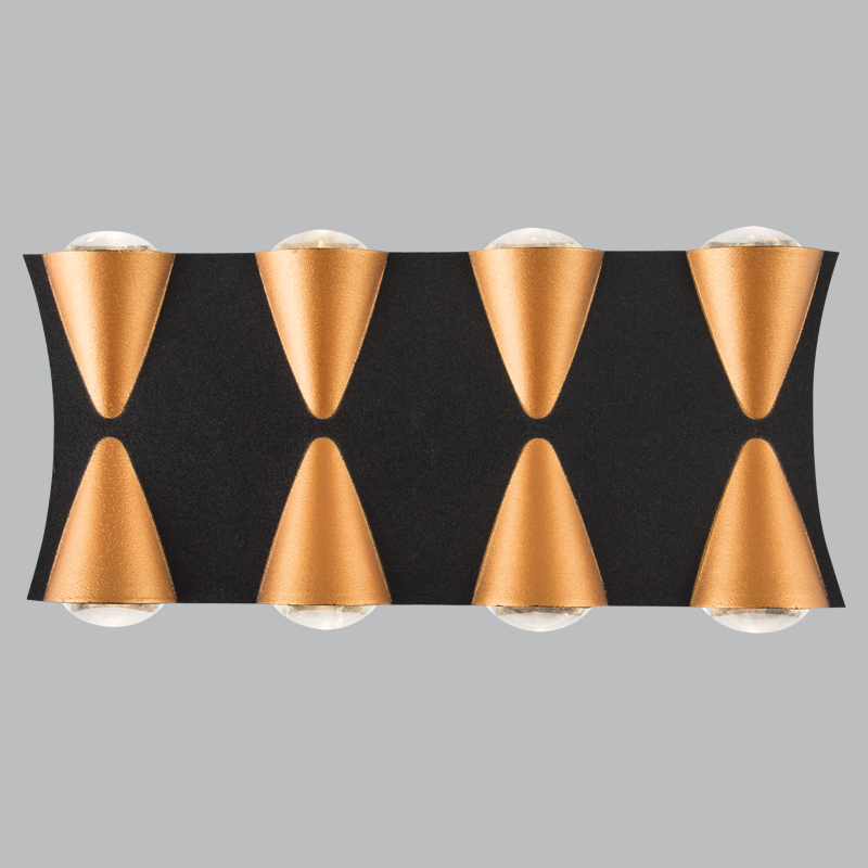 LED WALL LAMP-L556 BLACK/GOLD
