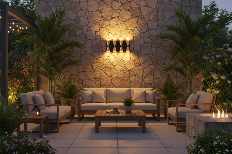 LED WALL LAMP-L556 BLACK/GOLD