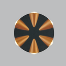 WALL LAMP-L557 BLACK/GOLD