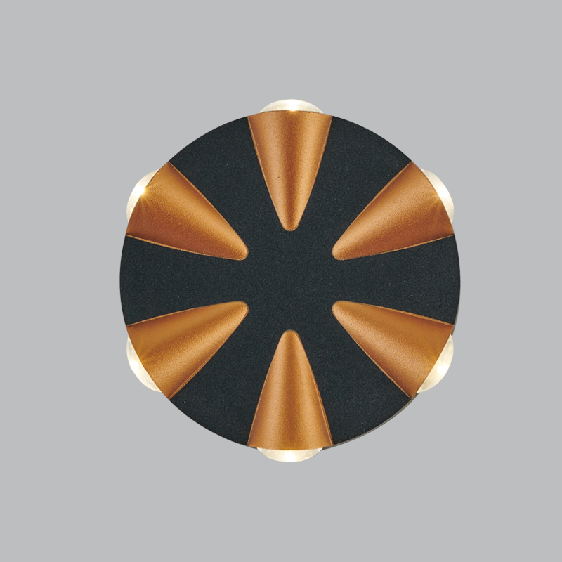 WALL LAMP-L557 BLACK/GOLD