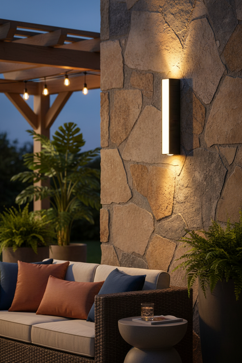 WALL LAMP-L558 BLACK