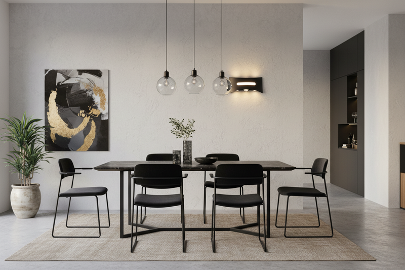 WALL LAMP-L563 BLACK