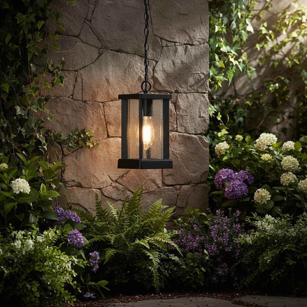 HANGING LAMP-L575 BLACK