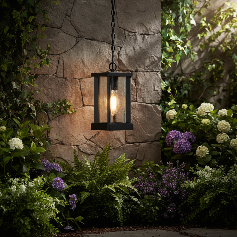 HANGING LAMP-L575 BLACK