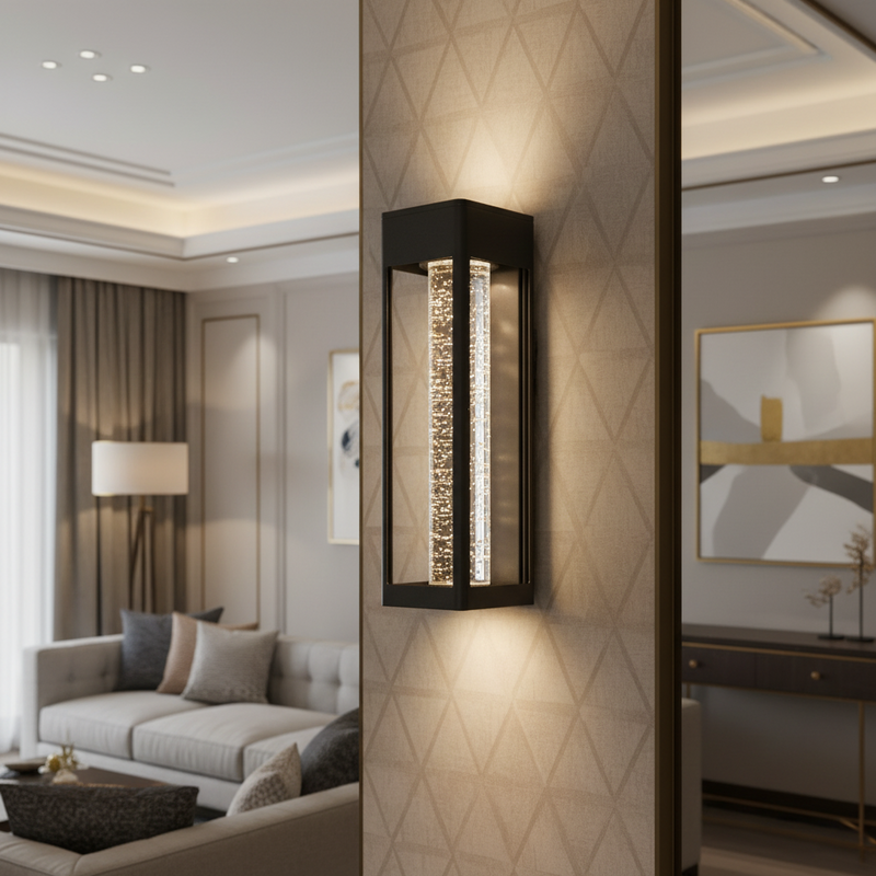 WALL LAMP-L578 BLACK