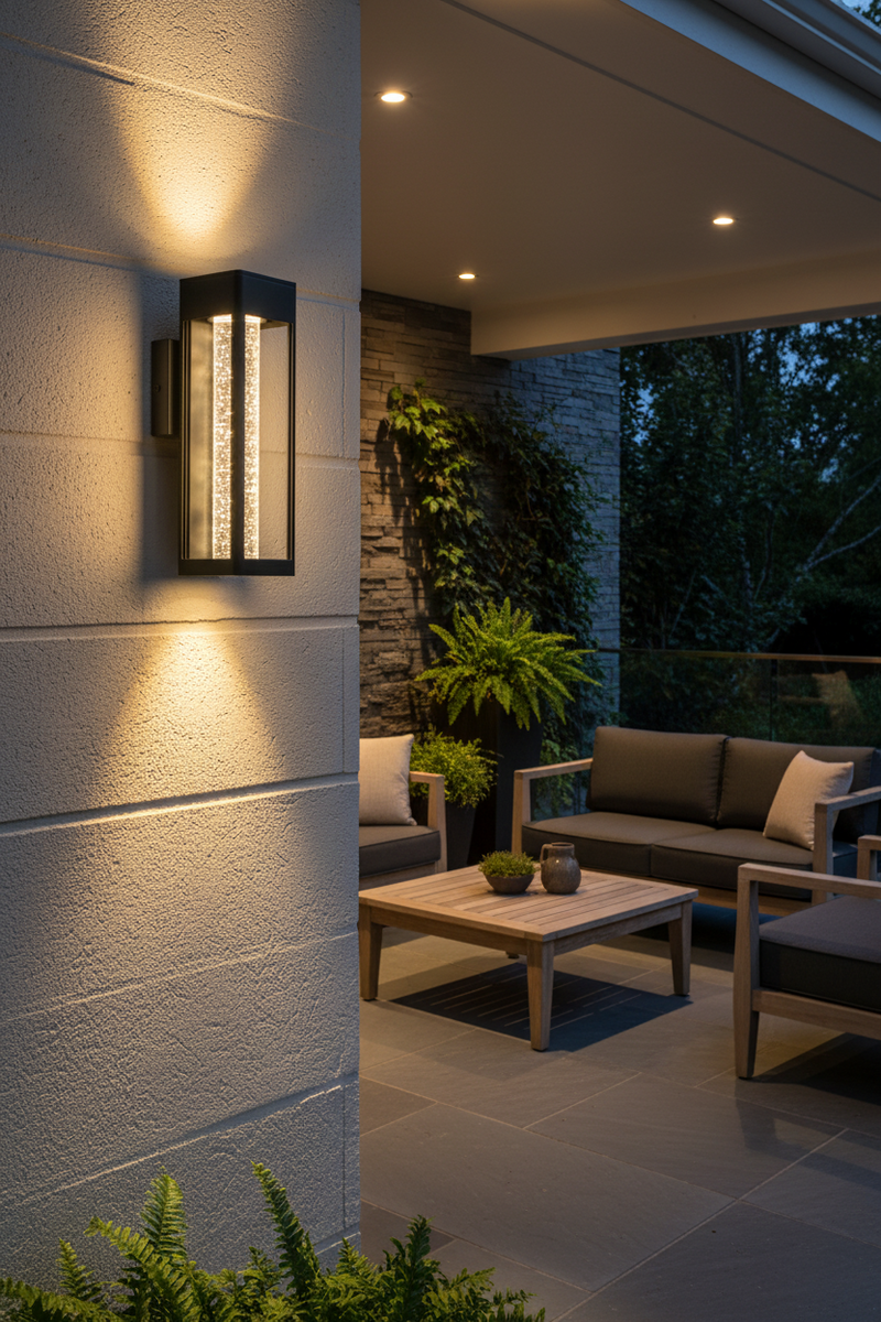 WALL LAMP-L578 BLACK
