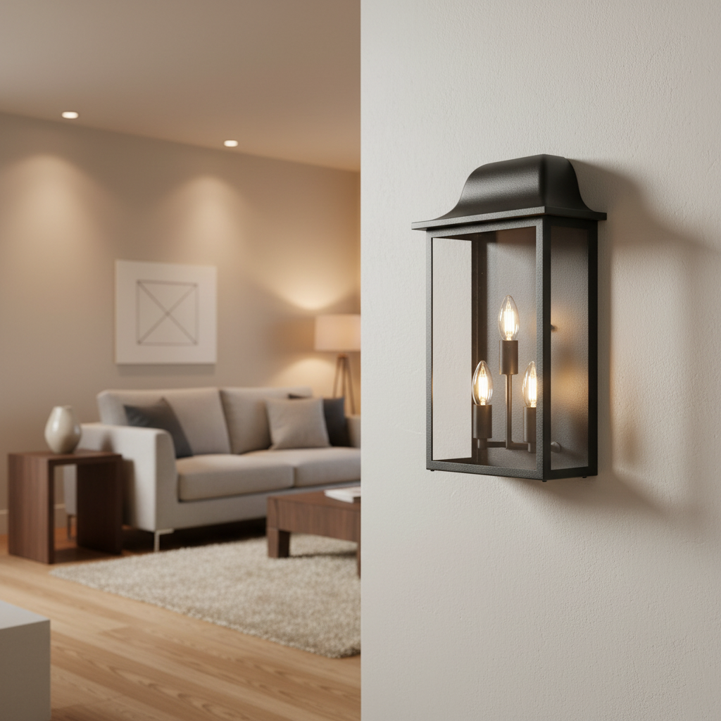 WALL LAMP-L582 BLACK